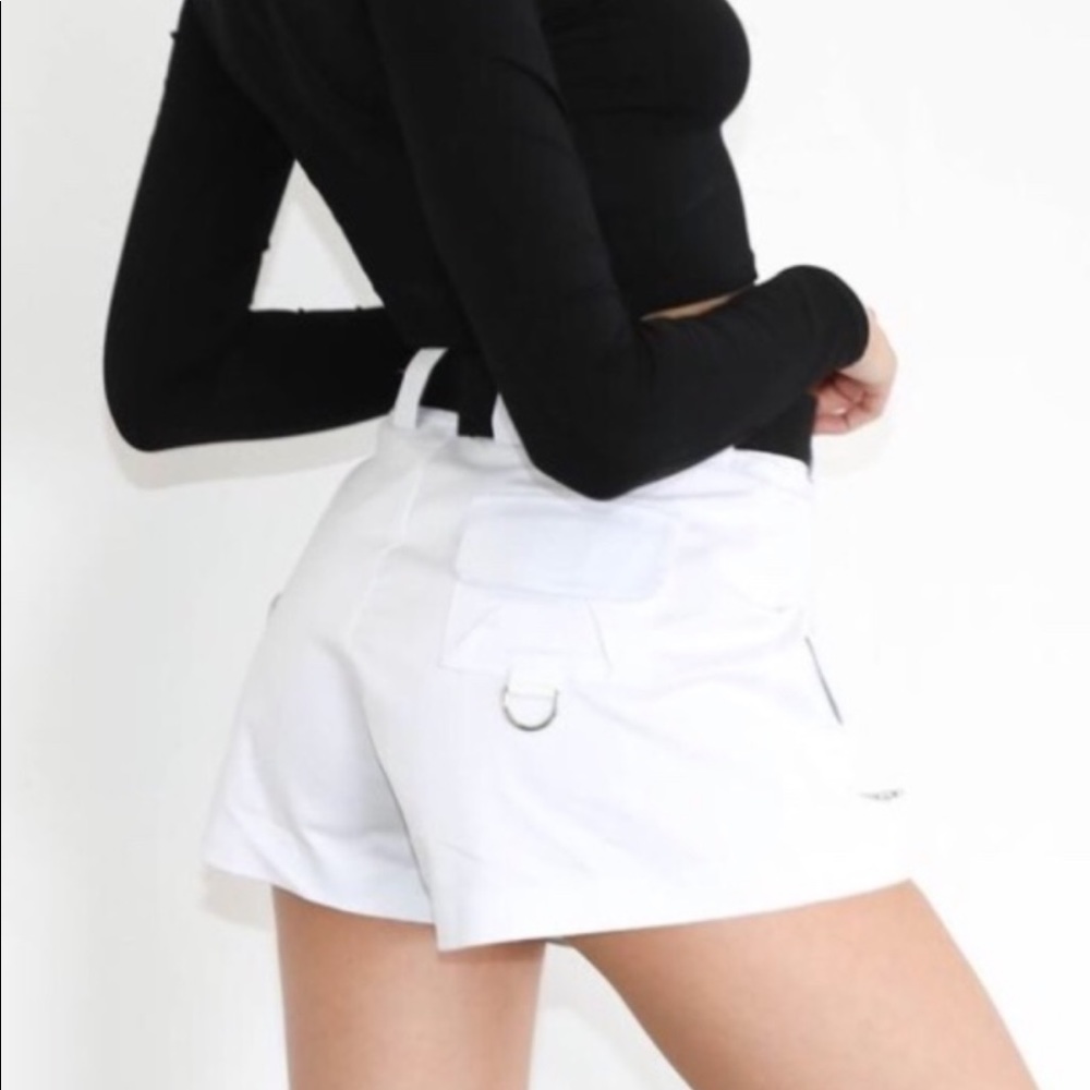 I.AM.GIA Edam Belted Utility Short - White - Picture 2 of 12